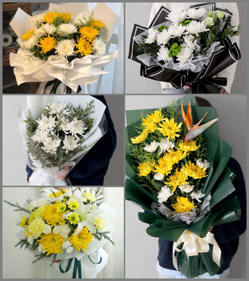 福建泉州永春县东平镇霞林村白事花束代送